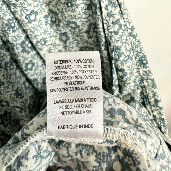 SEA Ida Flora Cotton Dress in Apple Size Small - Picture 7 of 9